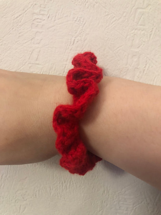 Chouchou au Crochet - Accessoire Cheveux Fait Main - MissBullesCréation