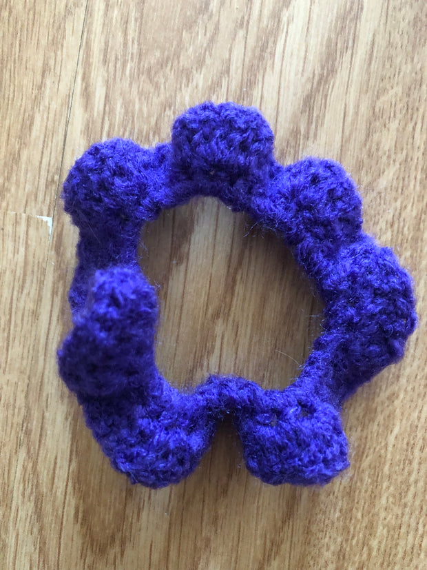 Chouchou au Crochet - Accessoire Cheveux Fait Main - MissBullesCréation
