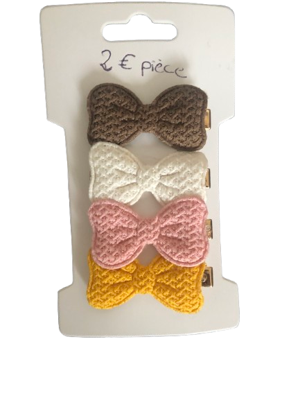 Barrettes Fleur ou Nœud