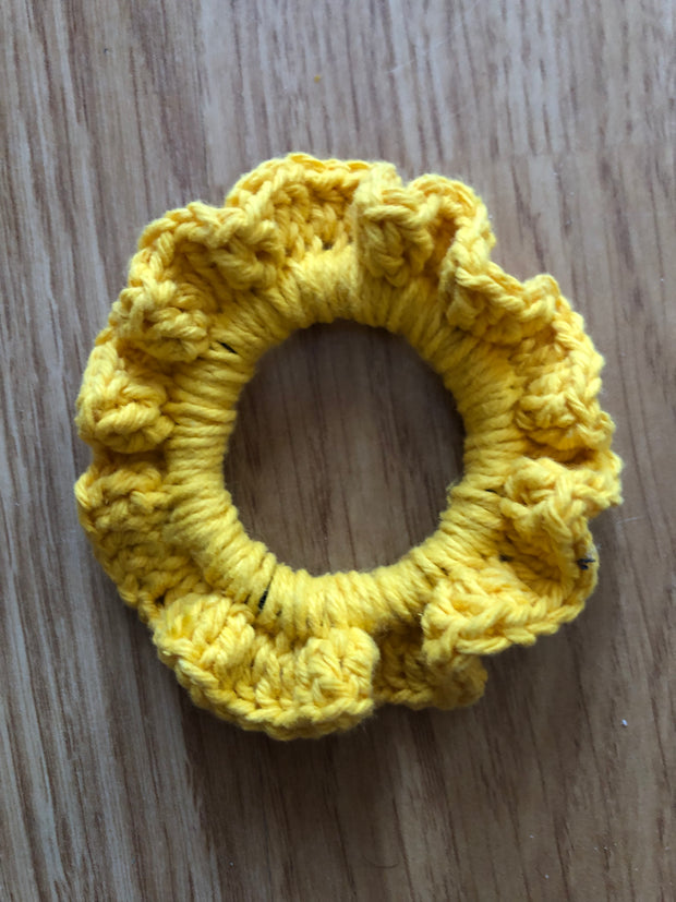 Chouchou au Crochet - Accessoire Cheveux Fait Main - MissBullesCréation