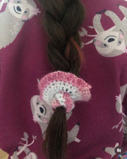 Chouchou au Crochet - Accessoire Cheveux Fait Main - MissBullesCréation