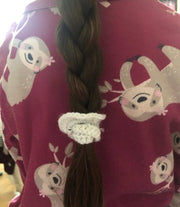 Chouchou au Crochet - Accessoire Cheveux Fait Main - MissBullesCréation