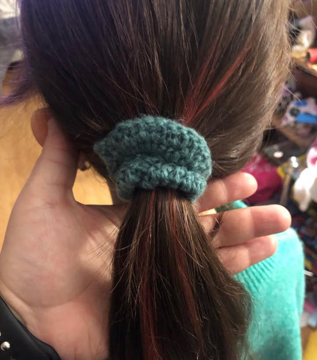 Chouchou au Crochet - Accessoire Cheveux Fait Main - MissBullesCréation