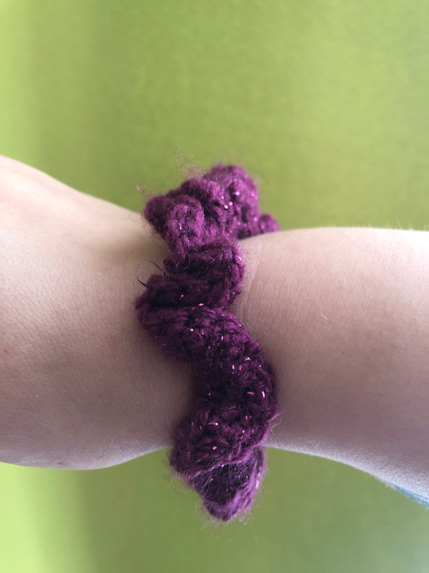 Chouchou au Crochet - Accessoire Cheveux Fait Main - MissBullesCréation