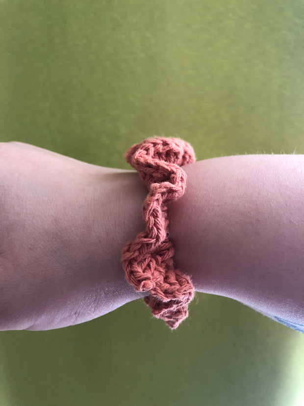 Chouchou au Crochet - Accessoire Cheveux Fait Main - MissBullesCréation