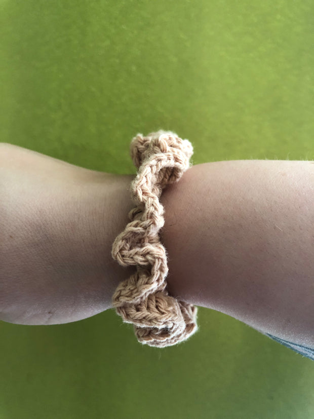 Chouchou au Crochet - Accessoire Cheveux Fait Main - MissBullesCréation