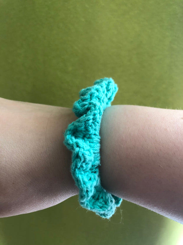 Chouchou au Crochet - Accessoire Cheveux Fait Main - MissBullesCréation