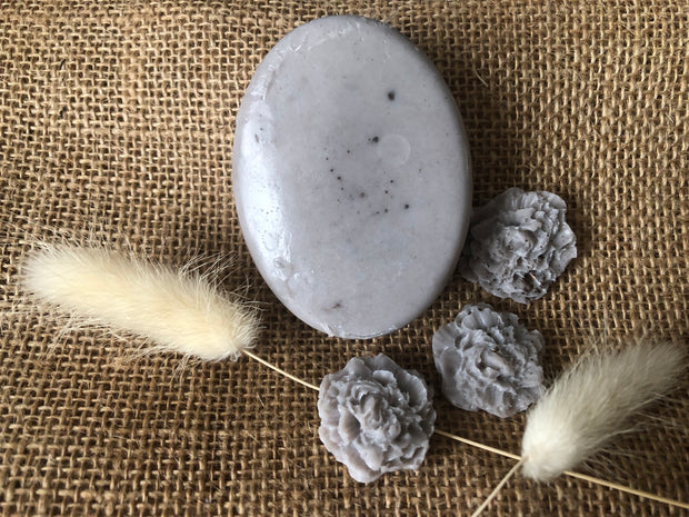Savon Ovale "Élégance Masculine" – Bois de Santal, Coco & Argan | Édition Fête des Pères - MissBullesCréation